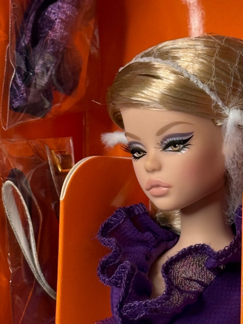 Brigigi All About Press Argigi Fashion Doll Blonde Disco NRFB 70s Lashes 1970s